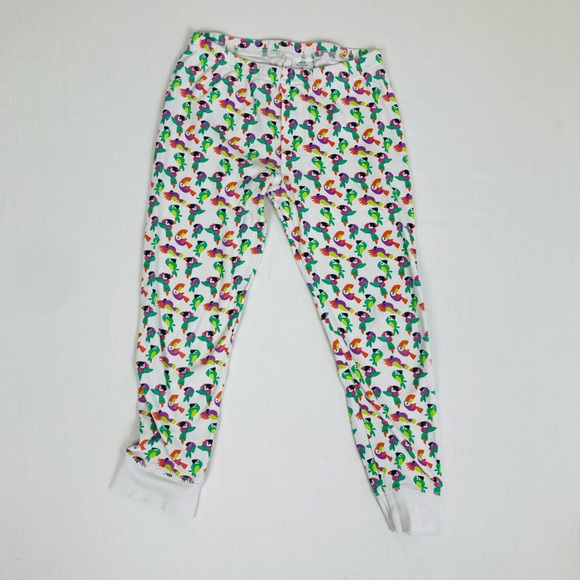 Roller Rabbit white, tropical bird print two piece pajamas set Pima cotton. 6. - Picture 3 of 7